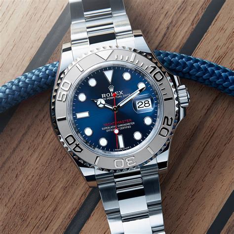 rolex yacht master blue face with 8 diamonds on face|rolex yacht master rlx titanium.